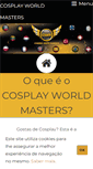 Mobile Screenshot of cosplayworldmasters.com